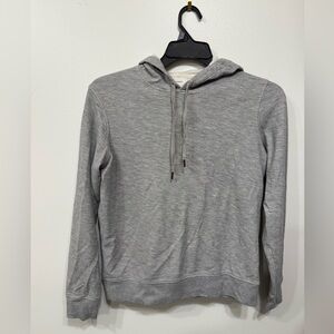 Billy Reid Gray  Cotton Blend Hooded Sweatshirt SZ S